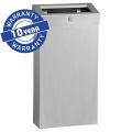 MERIDA STELLA SLIM COMBO open waste bin 15 l, matt steel